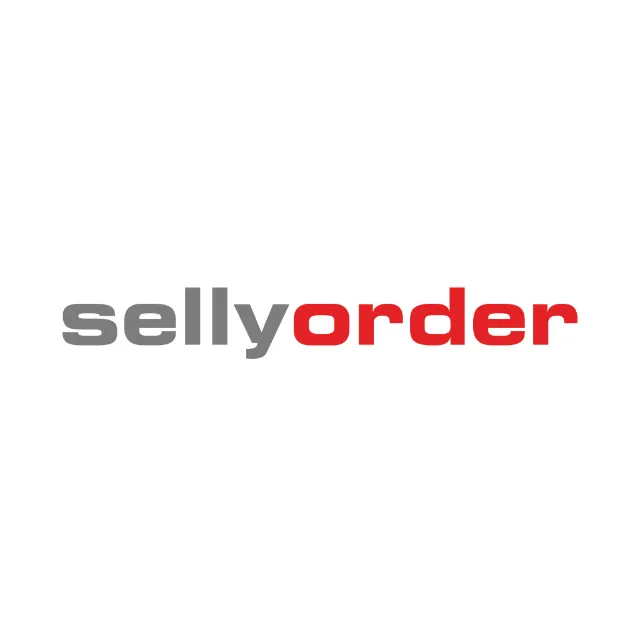 Online-Bestellsystem - Logo sellyorder aus weißen Hintergrund